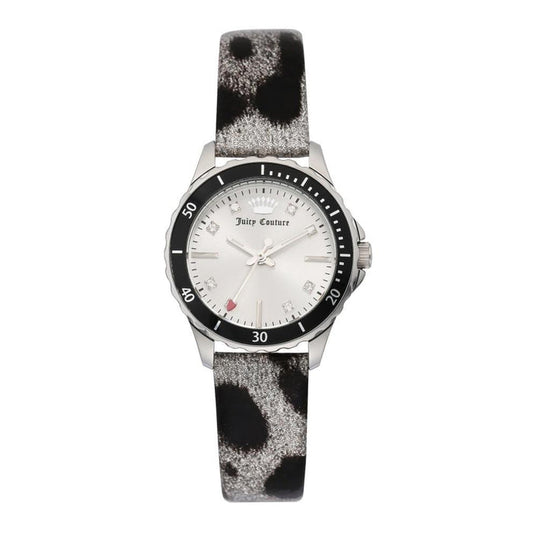 Juicy Couture Silver Dial with Crystal Women's Watch - JC1207SVLE