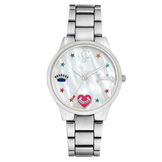 Juicy Couture Stainless Steel MOP Dial Women's Watch - JC1017MPSV