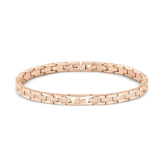 Lacoste Jewellery Carnation Gold Steel Women's Link Bracelet - 2040467