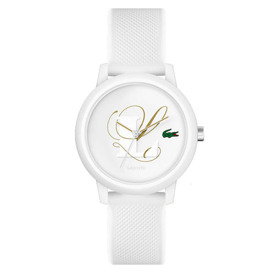 Lacoste Silicone White Dial Women's Watch - 2001515