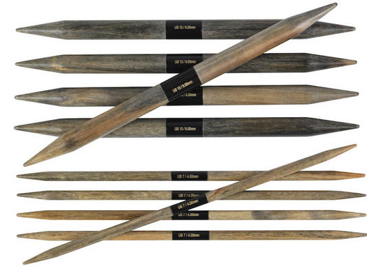 Lykke Driftwood 6" Double Pointed Knitting Needles