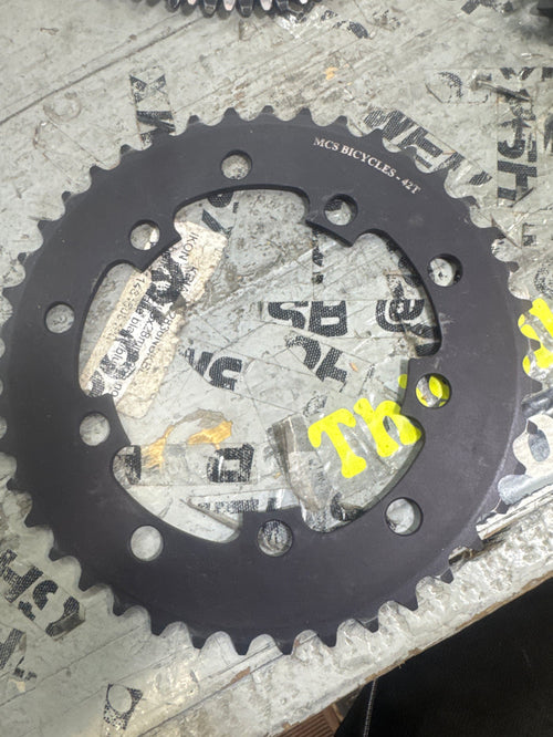 MCs 42t 5bolt chainring black