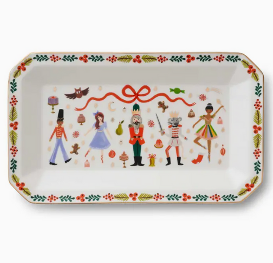 Nutcracker Large Porcelain Catchall Tray