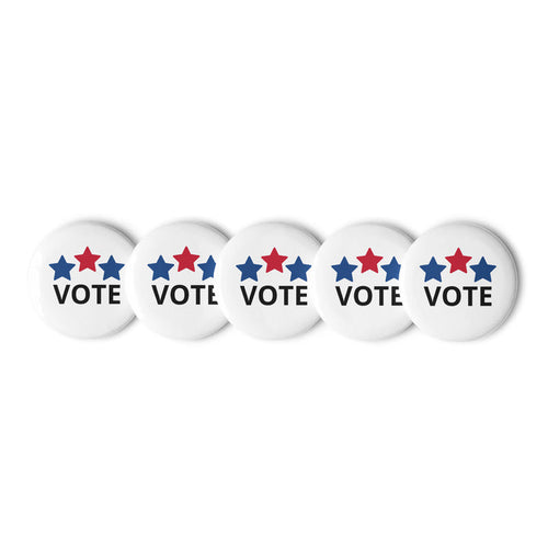 Personalized - Set of pin buttons - Vote