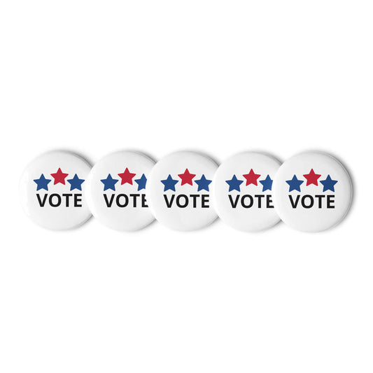 Personalized - Set of pin buttons - Vote