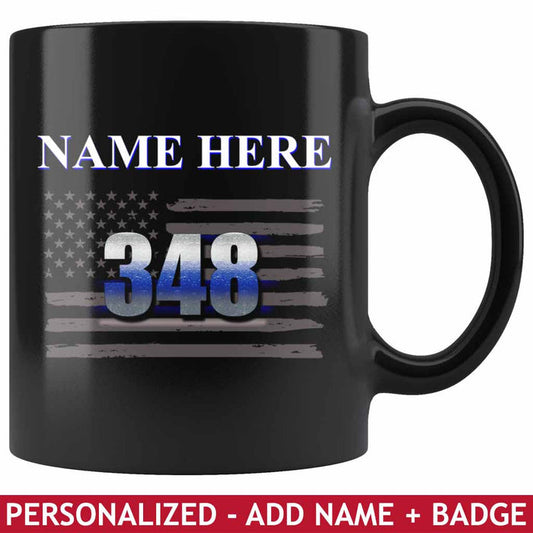 Personalized Mugs - Name and Badge