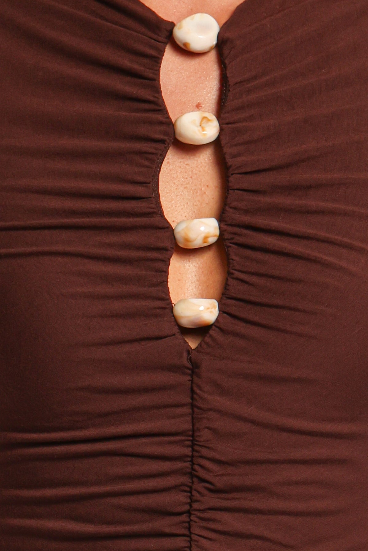 Brody Midi Dress - Chocolate