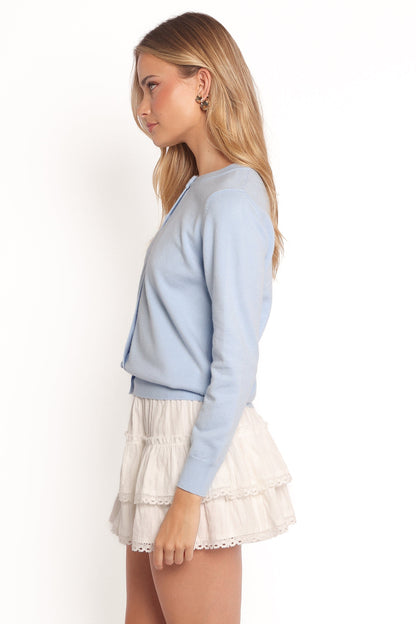 Bliss Cardigan - Pale Blue