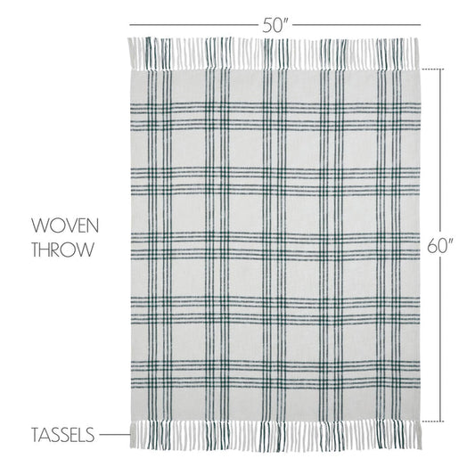 Pine Grove Plaid Woven Throw 60x50