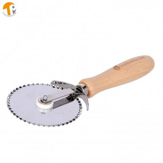 Pizza, cookies and pies cutter with toothed blade
