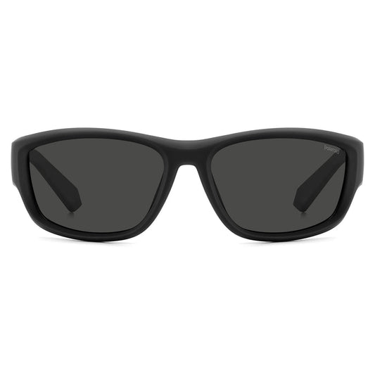 Polaroid Men Sunglasses Rectangular Frame Grey Polarized Lens - Pld 2166/S