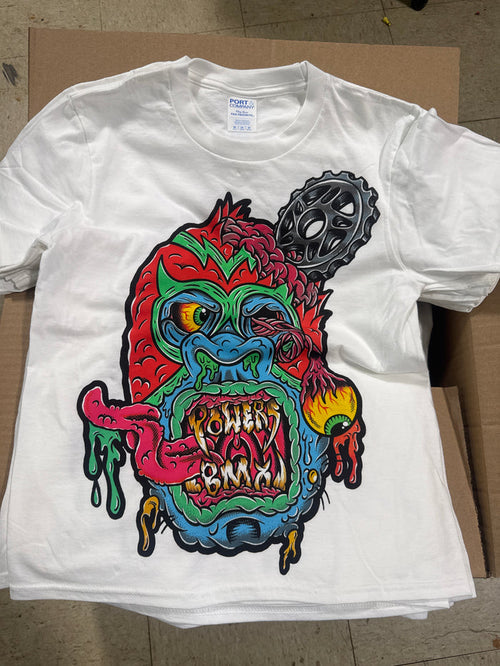 Powers bmx luchagore shirt