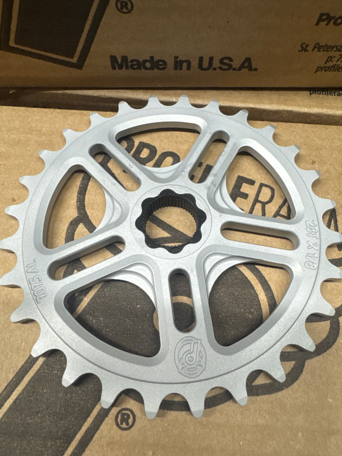Profile Racing 19mm spline drive sprocket winter cloud