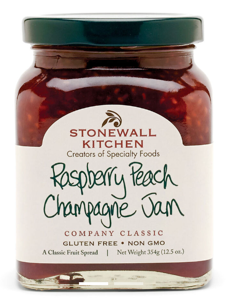Raspberry Peach Champagne Jam 12.5oz
