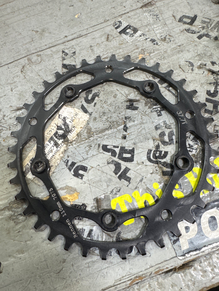 Rennen sprocket black 5bolt 37.7