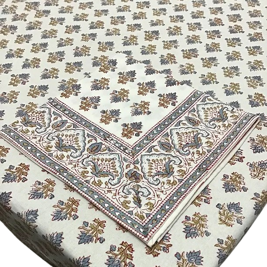 Silvia Blue Tablecloth
