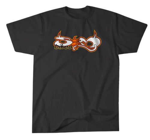 S&M DEVIL LETTERS TEE Black