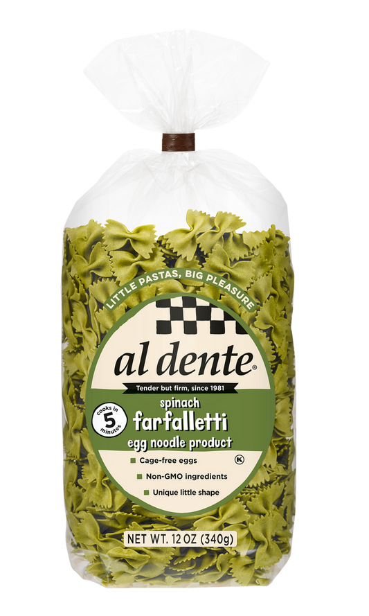 Spinach Farfalletti