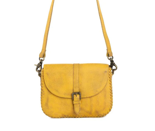 Summerset Vista Leather bag in Sunrise Yellow