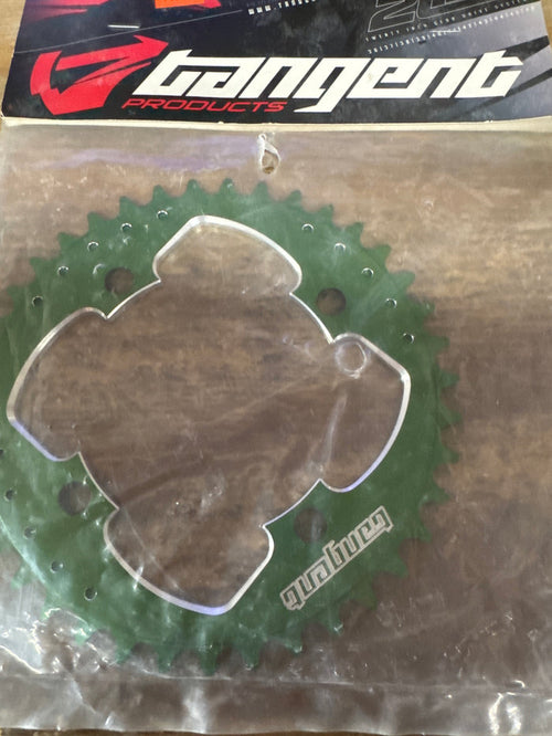 Tangent 4bolt race sprocket 39t green