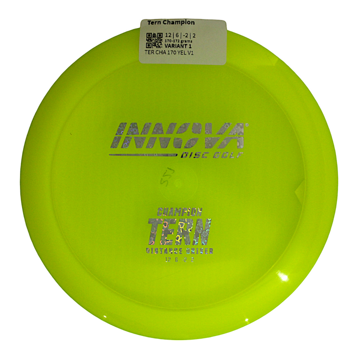 Innova Disc Golf Canada Champion Tern distance driver Typical Quality	Regular Variety	Increased Control	Good for Windy Conditions	Versatile	Good Glide