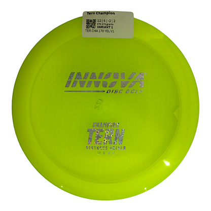 Innova Disc Golf Canada Champion Tern distance driver Typical Quality	Regular Variety	Increased Control	Good for Windy Conditions	Versatile	Good Glide