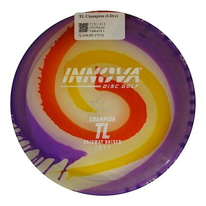 Innova Disc Golf Canada Champion I-Dye TL Fairway Driver Maintains durability of premium plastics	Provides stability	Can be used in various conditions good glide No turn straight shots colour dyed