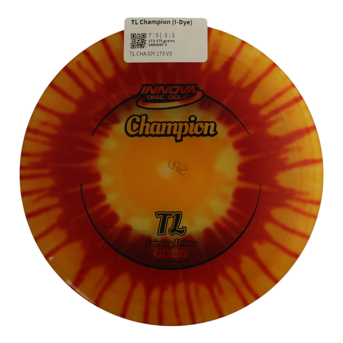 Innova Disc Golf Canada Champion I-Dye TL Fairway Driver Maintains durability of premium plastics	Provides stability	Can be used in various conditions good glide No turn straight shots colour dyed