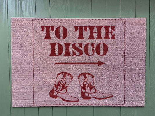 To The Disco Welcome Mat - Rug - Deer Creek Mercantile