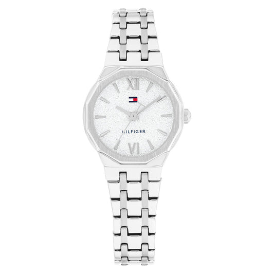 Tommy Hilfiger Stainless Steel Silver Dial Women's Watch - 1782889