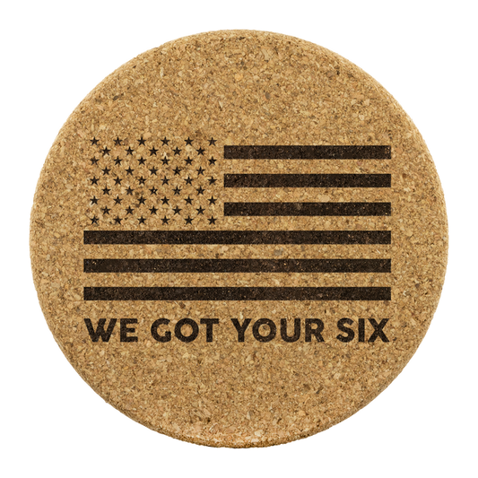 We Got Your Six - Round Coasters